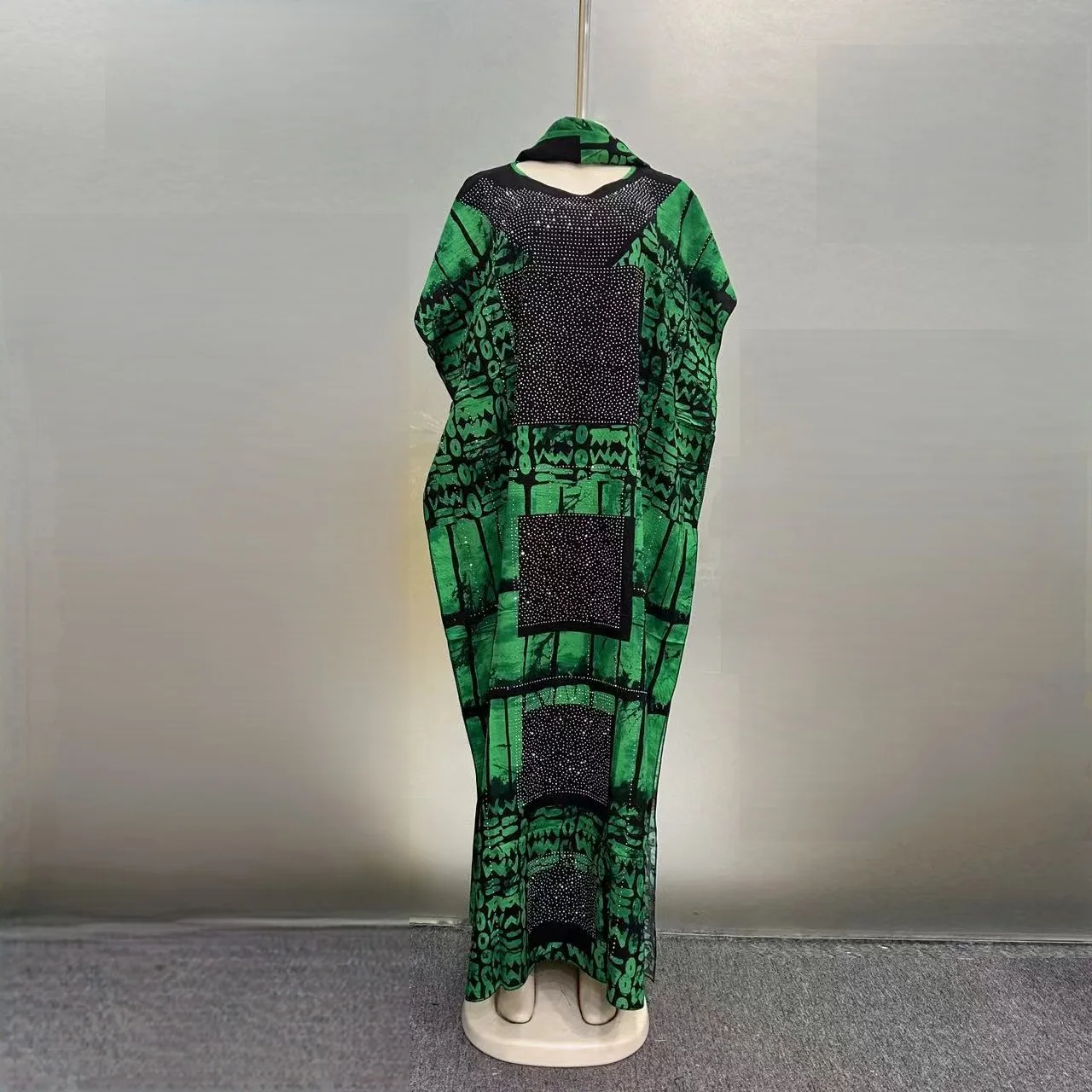 2025年ニューファッションホットダイヤモンドスカーフルーズカジュアルエスニックブブムスリムアフリカサマーアバヤレディースコットンロングスカート