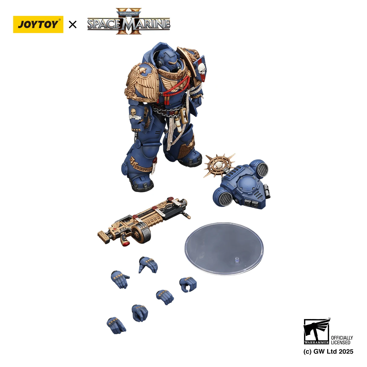 

【MT】Pre-sale JOYTOY Warhammer 40K Ultramarines Heavy Relic Primus Armor with Heavy Relic Bolt Rifle 1/18 Anime Figure