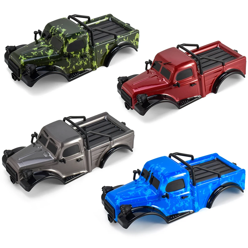 RC クローラー車シェルシミュレーションハードボディシェル 1/18 ダッジピックアップトラックシミュレーションクライミングカーに適しています
