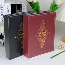 Luxury Leather & golden Foil Accent 6-Inch Photo Album - Holds 200 Photos