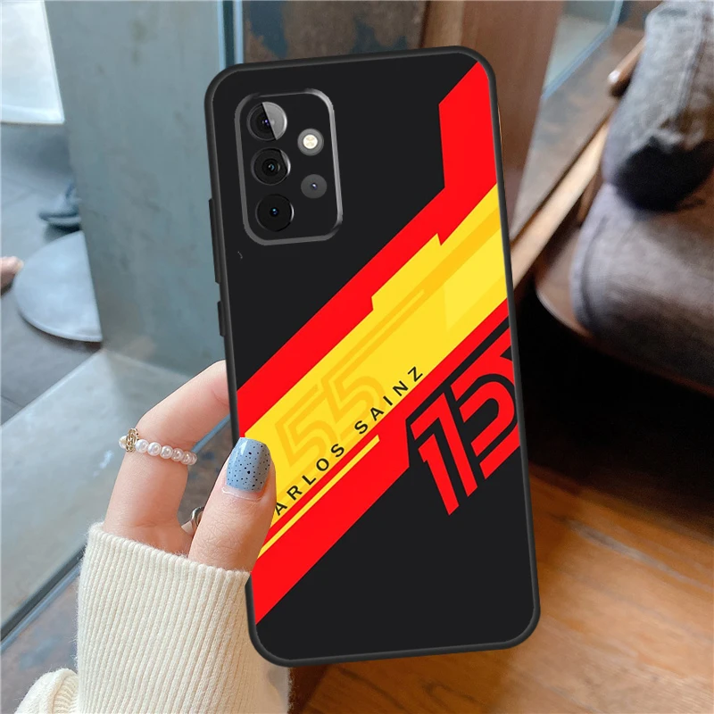 Carlos Sainz Case For Samsung Galaxy A54 A34 A14 A12 A22 A32 A52 A72 A13 A23 A33 A53 A73 A51 A71 Cover