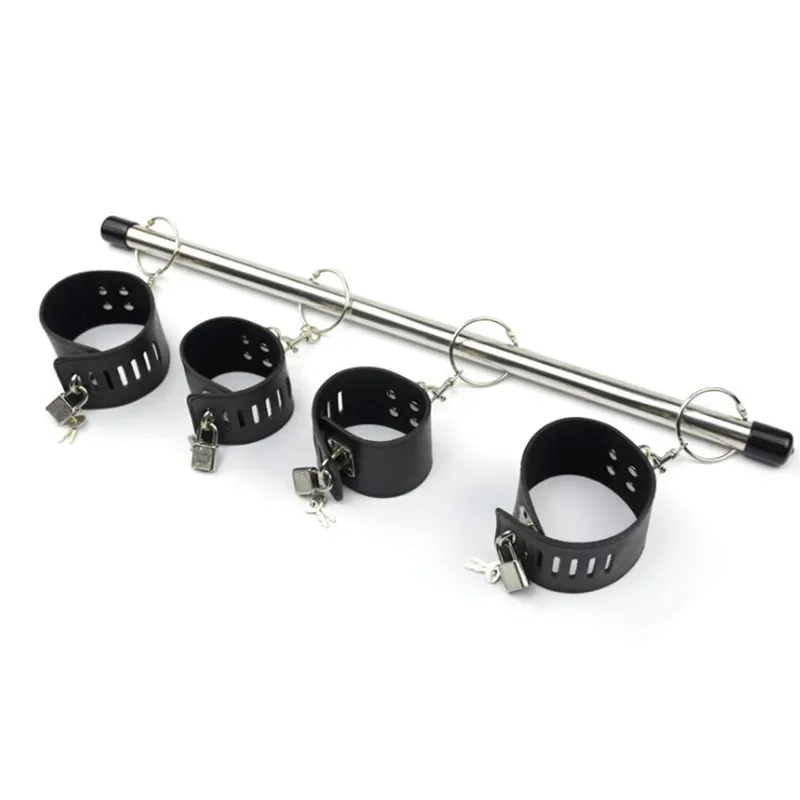 

Removable Stainless Steel Spreader Bar for Sex Hand Cuffs Ankle Cuffs BDSM Slave Cosplay Costumes Bondage Set 18 Adults Sex Toys