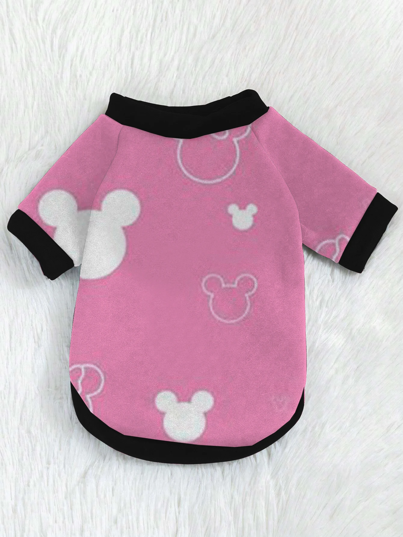 Puppy Clothing Hoodie Thickened Chihuahua Products Home Garden Disney Minnie Mickey Steedy Element Printed thickened hoodie