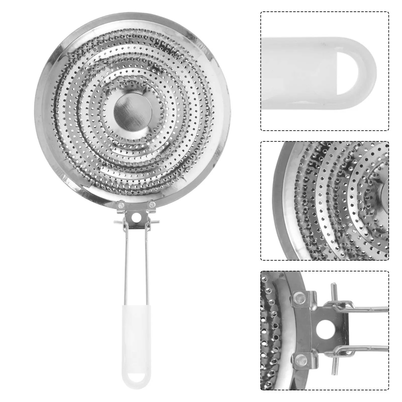 2Pcs Kitchen Simmer Mat Plate Stainless Steel Heat Diffuser for Gas Stove Induction Adapter Electric Range Flame Tamer Anti