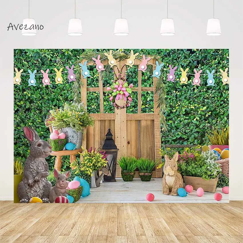 Avezano трава настенный фон для фотографии весенние пасхальные яйца кролик Новорожденный портрет декорация фотостудия фотосессия