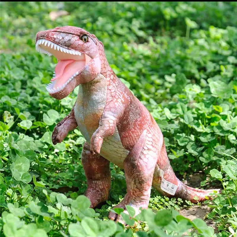 

new simulation plush red Tyrannosaurus toy dinosaur doll gift about 35cm