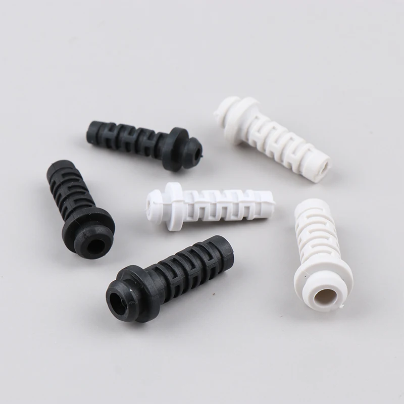 10PCS 3/4/5mm Cable Gland Connector Rubber Strain Relief Cord Boot Protector Wire Cable Sleeve Power Tool Cellphone Charger