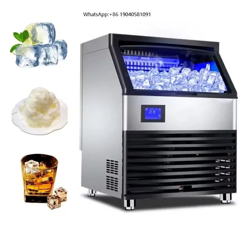 Home  Commercial Automatic Ice Cube Block Making Machine Business Sale Food  Beverage Thawing Equipment