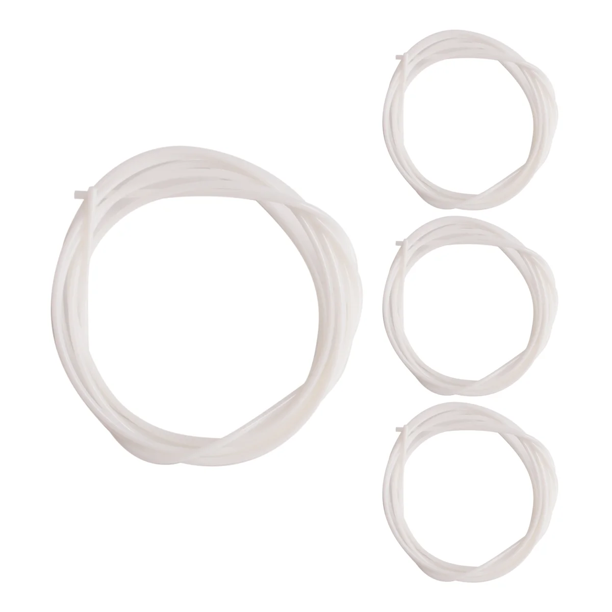 4 unidades / conjunto de cordas de ukulele de nylon branco peça de reposição para instrumento de cordas de 21 polegadas 23 polegadas 26 polegadas