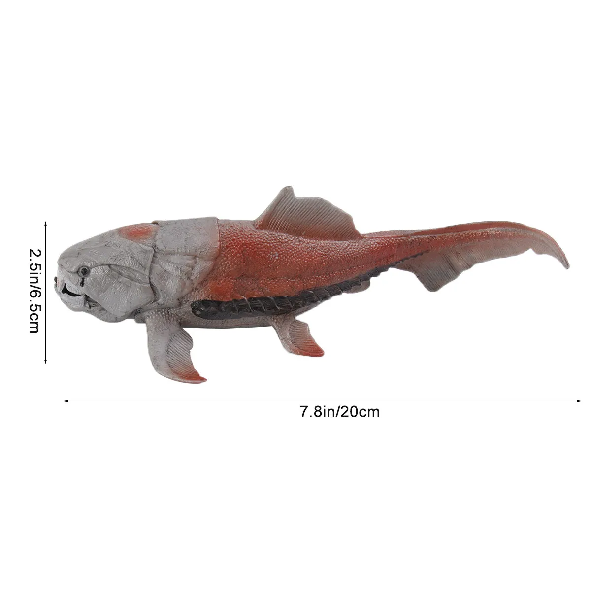 1Pcs Realistic Dunkleosteus Simulated Marine Animal Plastic Mini Marine Animal Decor Educational Ornament for Kids