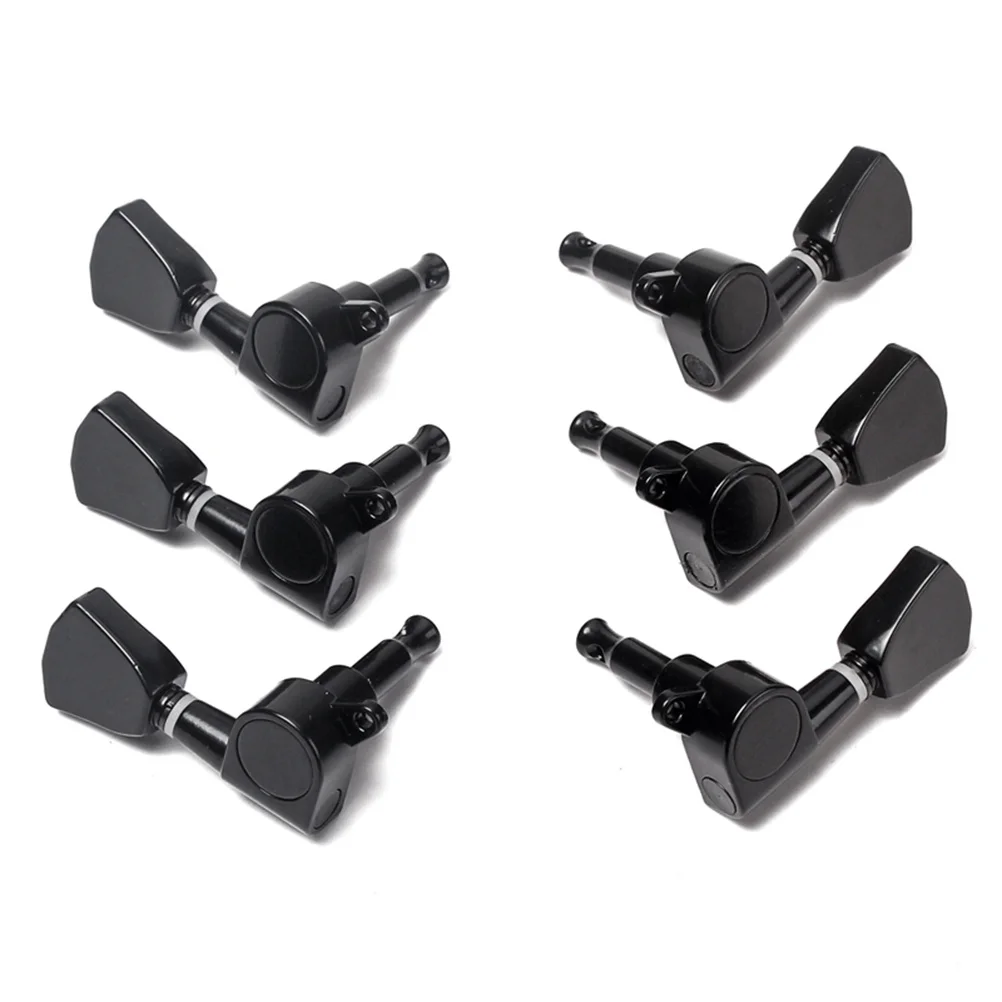 

3l3r Banjo Machine Head Tuning Pegs Black Guitar Tuners A- of 6 Quality Accessories Banjo Machine Head Tuning Peg