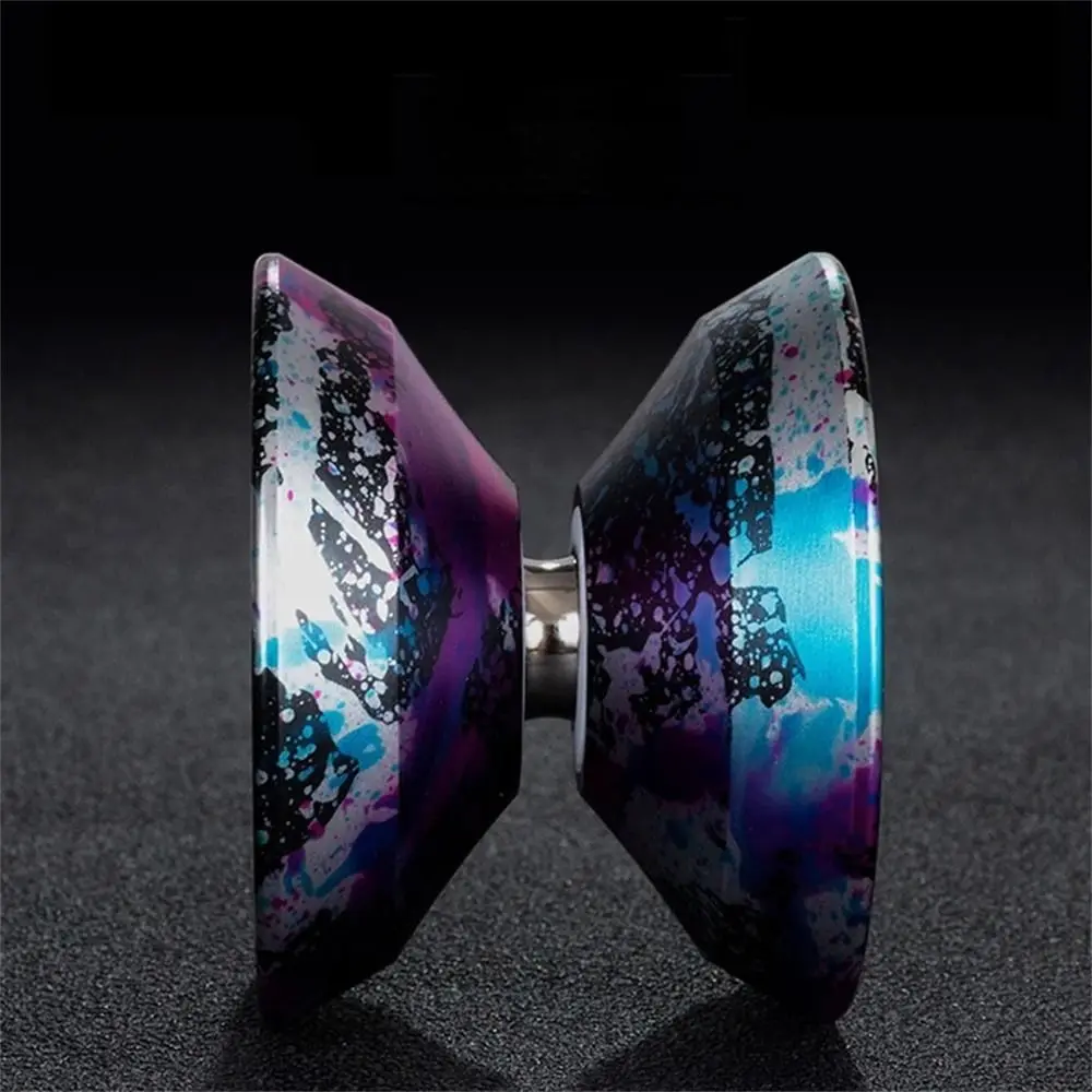 Fashion 10 Ball Bearing Metal Yoyo High Speed Alloy Aluminum Yo Yo Toys Professional Spinning String Yoyo Ball Kids Gift