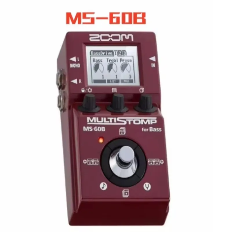 ZOOM MS-70CDR Chorus Delay Reverb MS50G Multi Guitar Effect Pedal MS60B Guitar Bass Integrated Stompbox