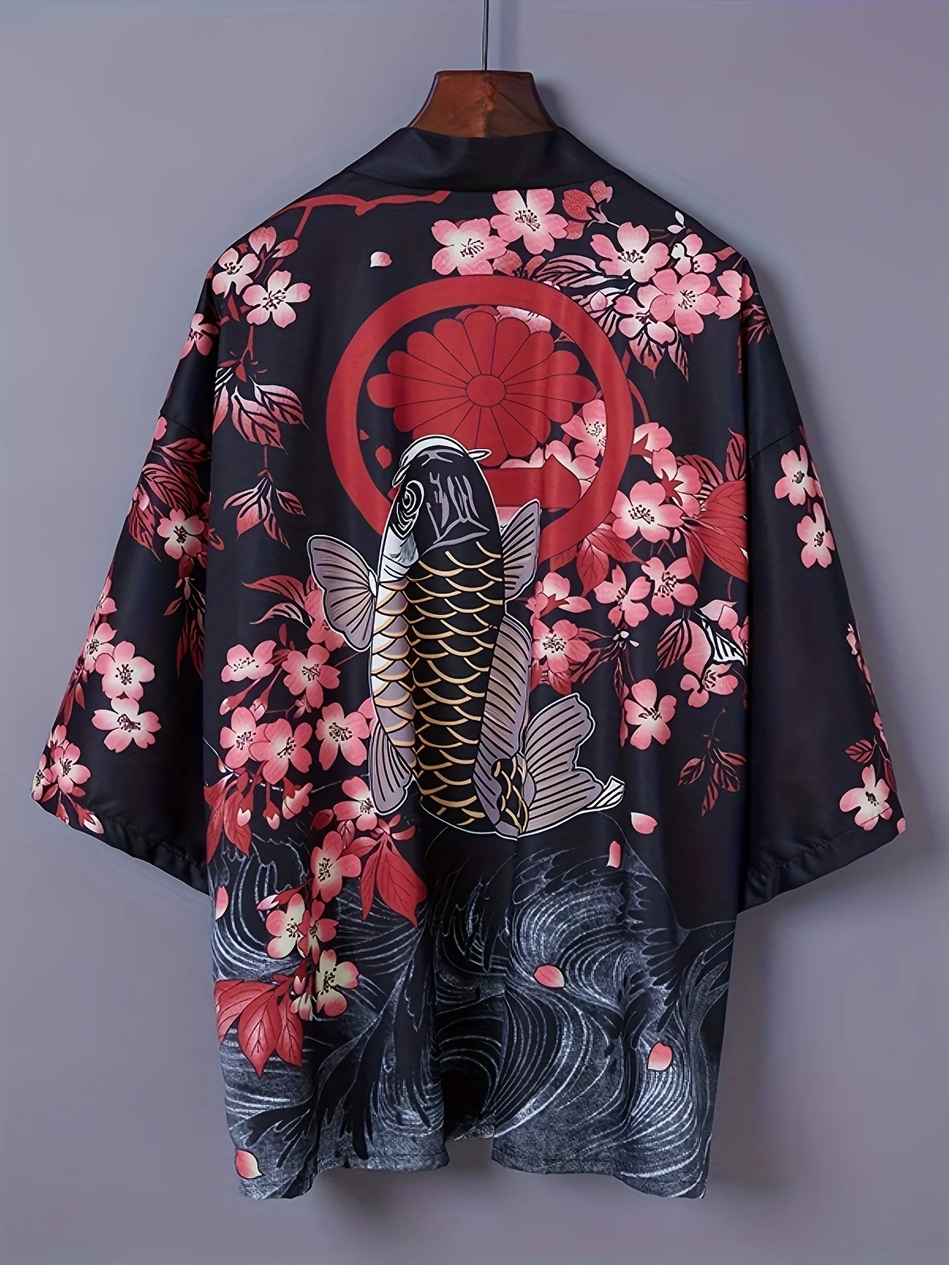 Kimono Masculino de Verão 2026 com Estampa 3D, Respirável, Leve, Casual, Moderno, para Uso Externo e Urbano