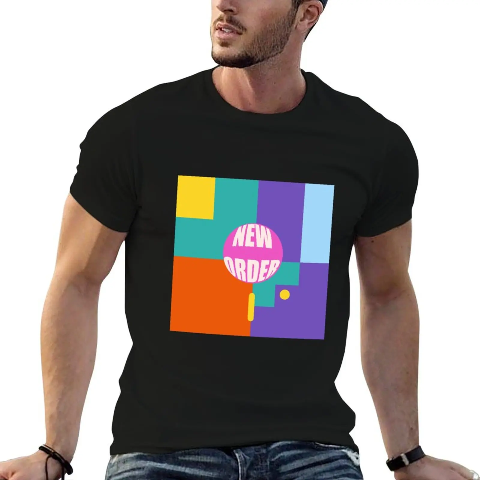 New Order T-Shirt Casual All Match Short Sleeve T-Shirt