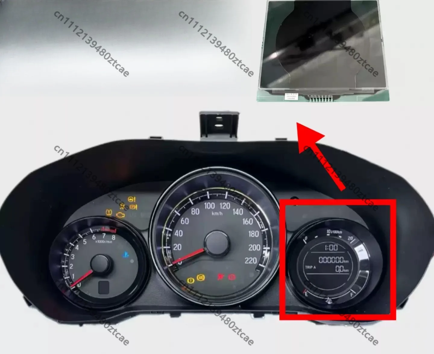 Auto Dash LCD Screen Digital Instrument Panel Display Module Vehicle Interior Replacement Components