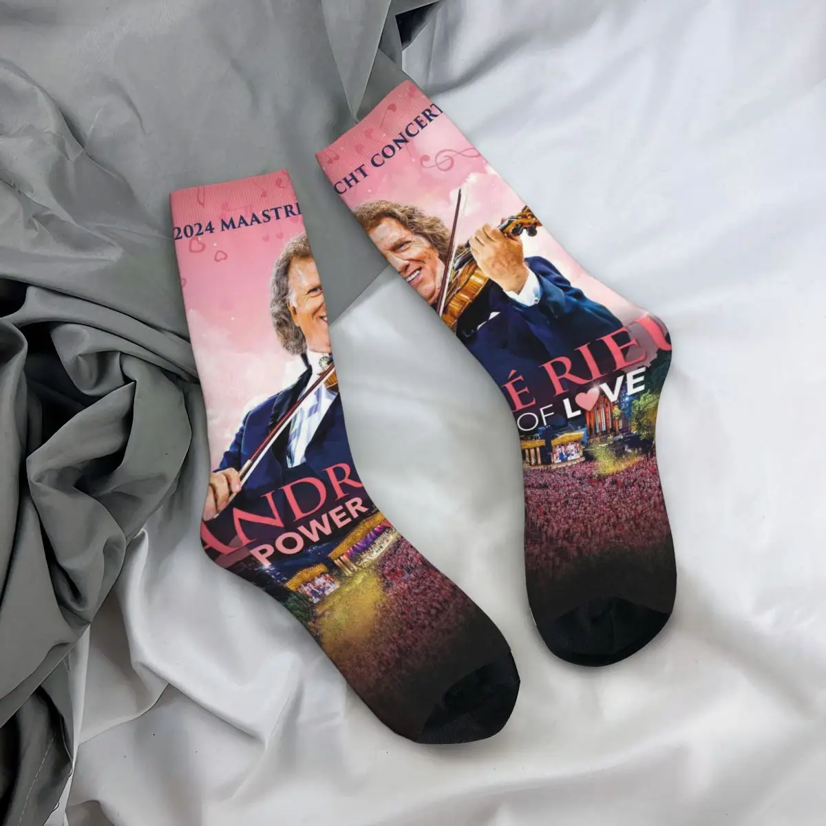 

Всесезонные чулки для экипажа, носки Andre Rieu Best Of Andre Rieu, модные длинные носки, аксессуары для мужчин и женщин, рождественские подарки