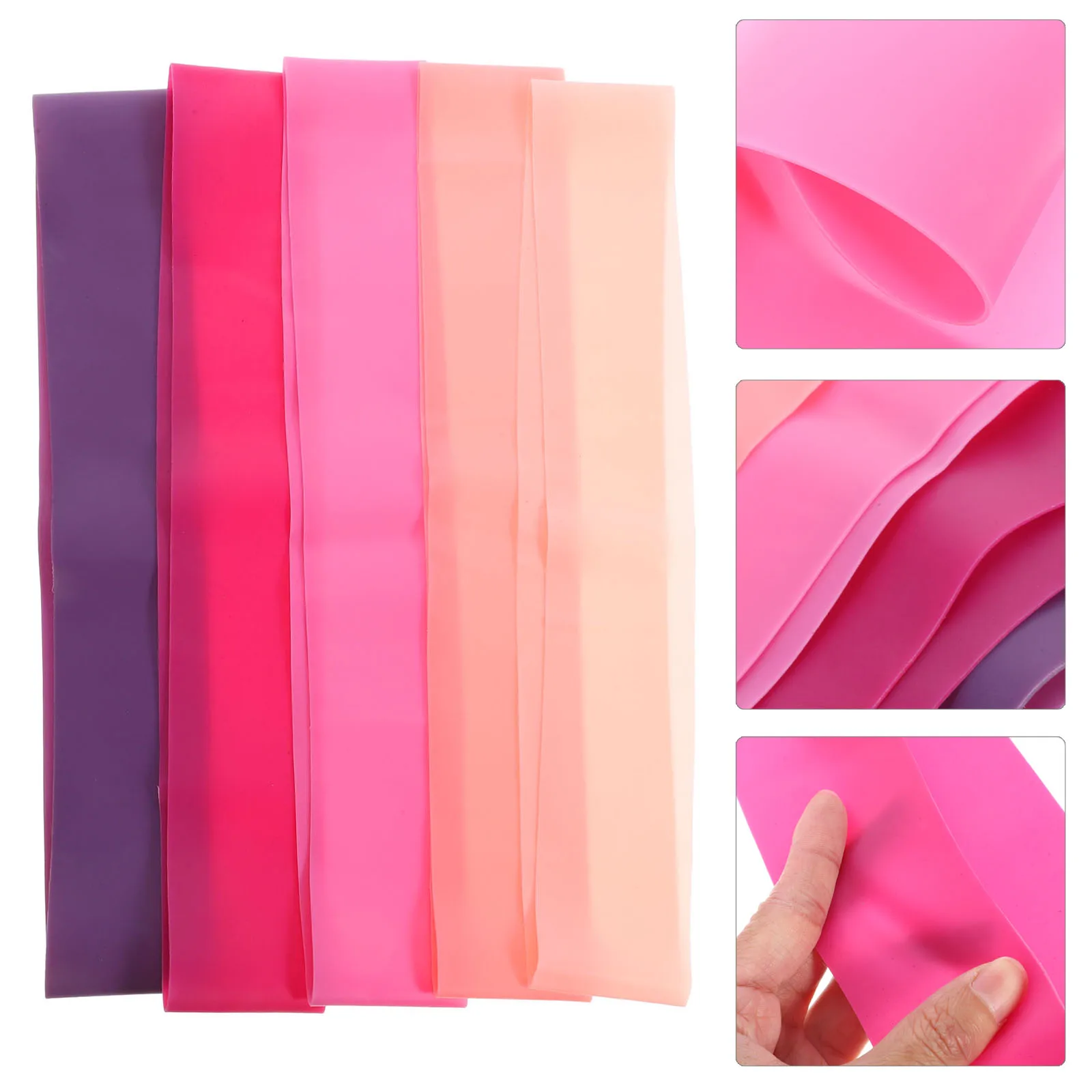 

5 Pcs Strap Elastic Band Chair Foot Bands Resistance Flexible Buttocks Legs Relaxing Classroom Fidgety Tpe Chairbands Preschool