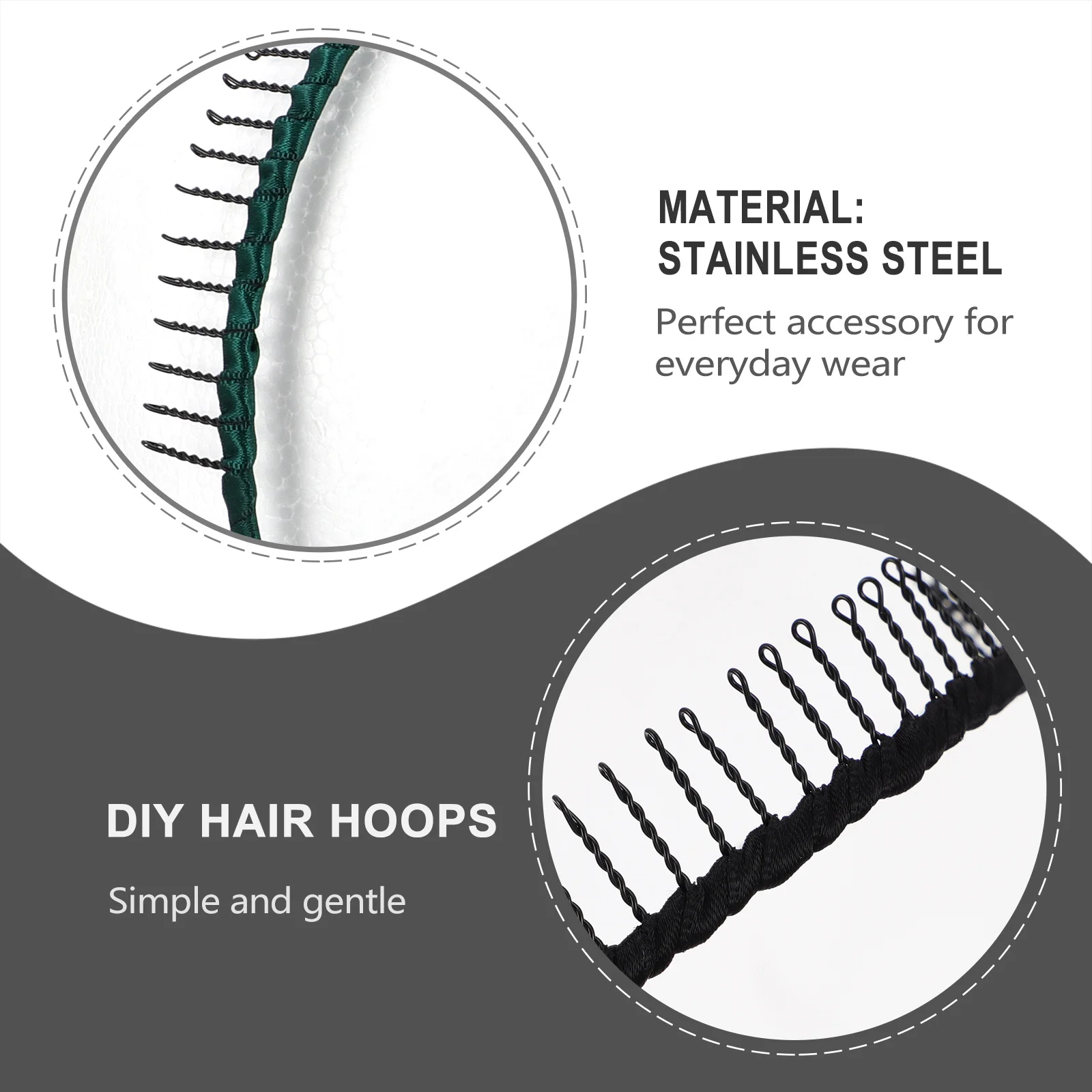 

8 шт., повязка на голову с зубами, расческа, нескользящая повязка на голову с зубами, безопасная фиксация волос, модные аксессуары для волос, расческа, повязка на голову