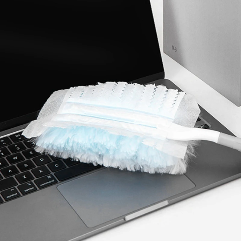 60 Stück Staub tuch füllt elektro statisches Staub tuch zur Reinigung mit 2 Griffen für Mehr flächen staub möbel