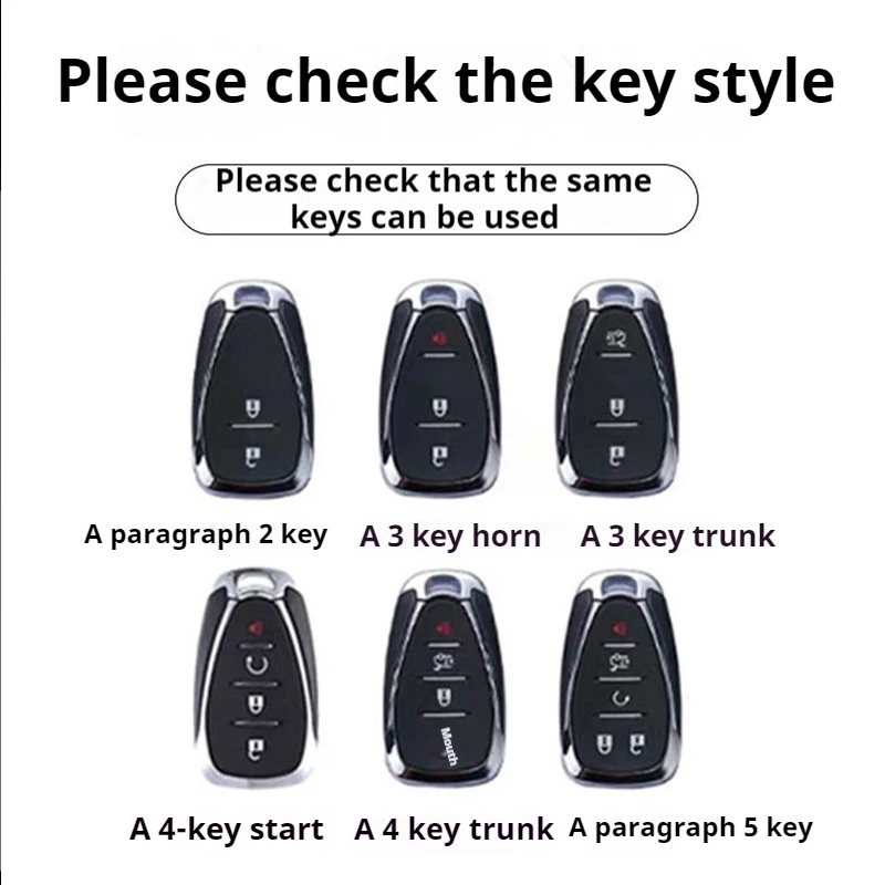 Leather Car Key Bag Case for Chevrolet Onix Equino Orlando Cruze Spark Sonic Camaro Volt Bolt Trax Malibu Blazer Traverse Seeker