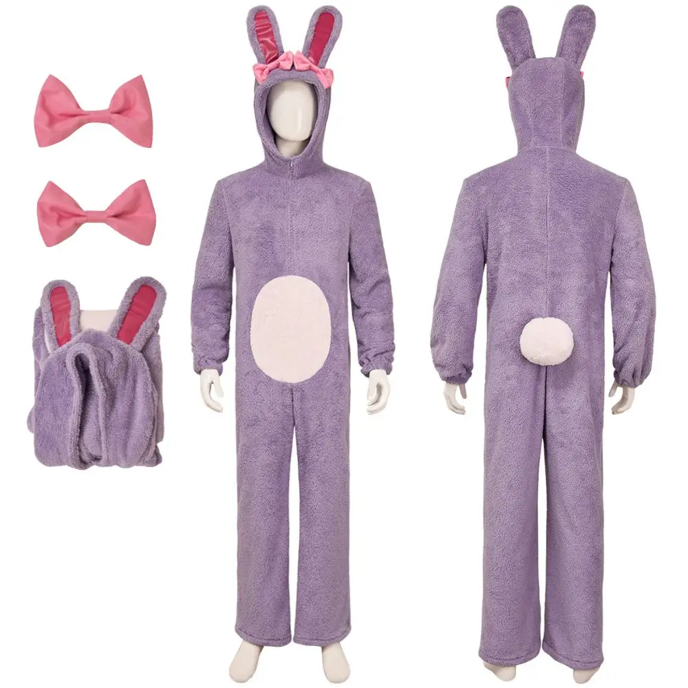 

Finnick Cosplay Fantasy Costume for Adult Onesie Pajamas Overall Hooded Jumpsuit Pyjamas Animals Sleepwear Halloween Party Suit