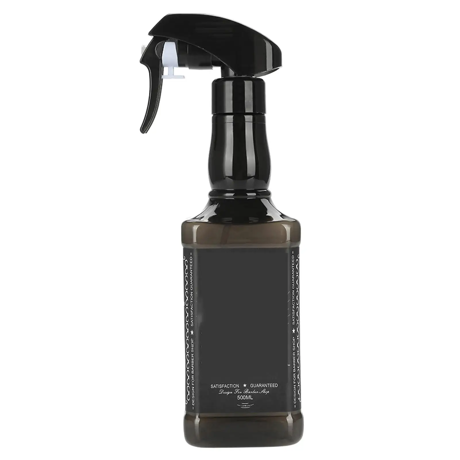 500ml Black Spray Bottle for Hairdressing Salon - Professional Water Sprayer Tool for Barbers