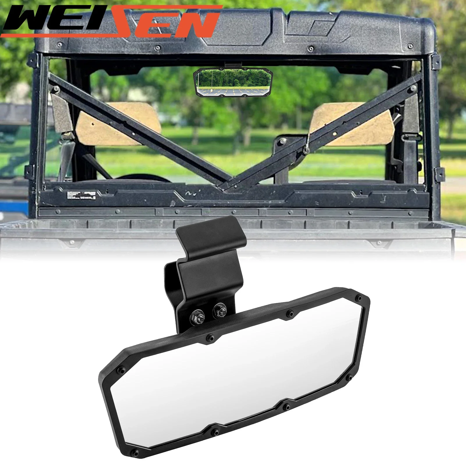 

UTV 360°Center Rear View Mirror Off-road for 2015-2023 Polaris Ranger 570 900 1000 Crew XP 1000 Crew Can Am Defender Accessories