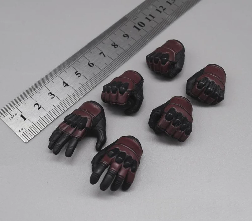 1/6 Hottoys HT TMS003 Hero Tough Guy Gloved Hand Types Changeable Model PVC Material For 12