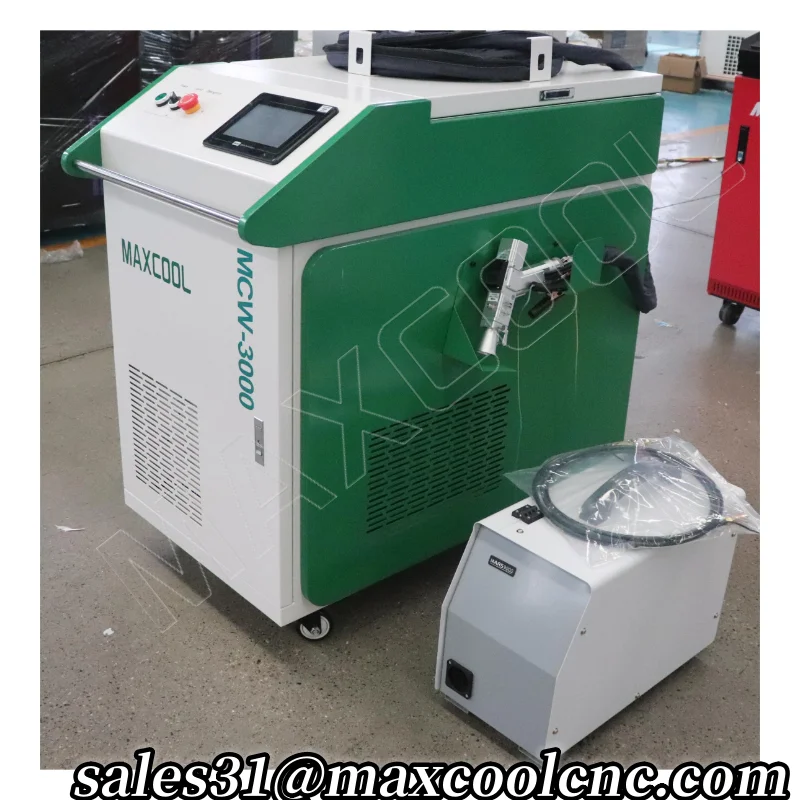 2024 laser rust removal machine HW980 Au3tech Controller Customized 3-in-1 4-in-1 5-in-1 Laser Welder for Metals 2kw 3kw