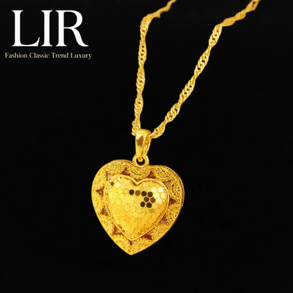 

Ожерелье LIR Fadeless Heart: новейшее покрытие, сверкающий рисунок рыбьей чешуи, привлекательное, модные женские украшения