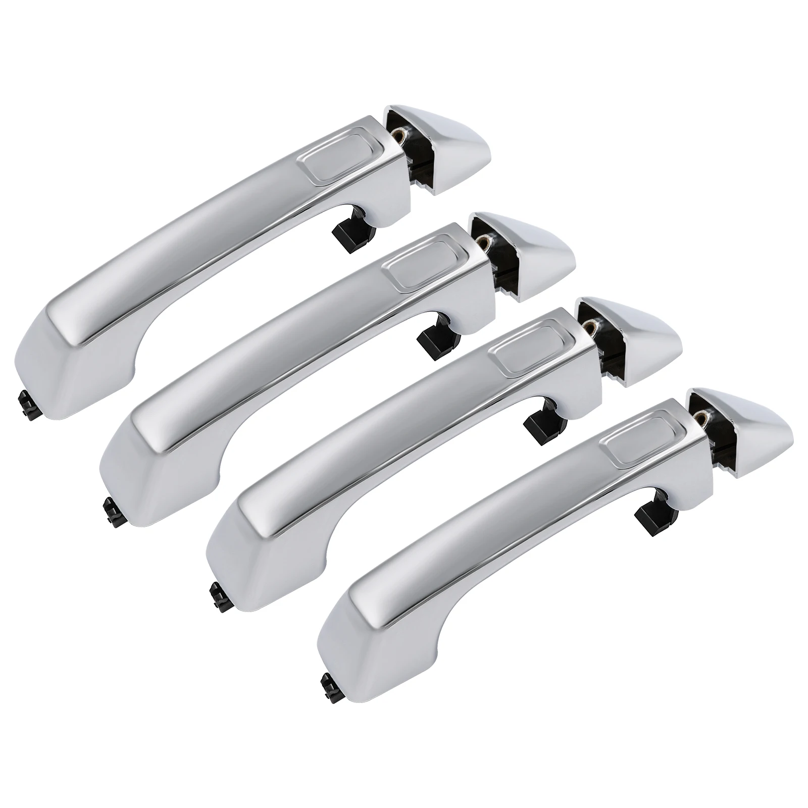 Front Rear Left Right Silver Exterior Door Handle OE 25832250 For Hummer H3 2006-2010 Replacement