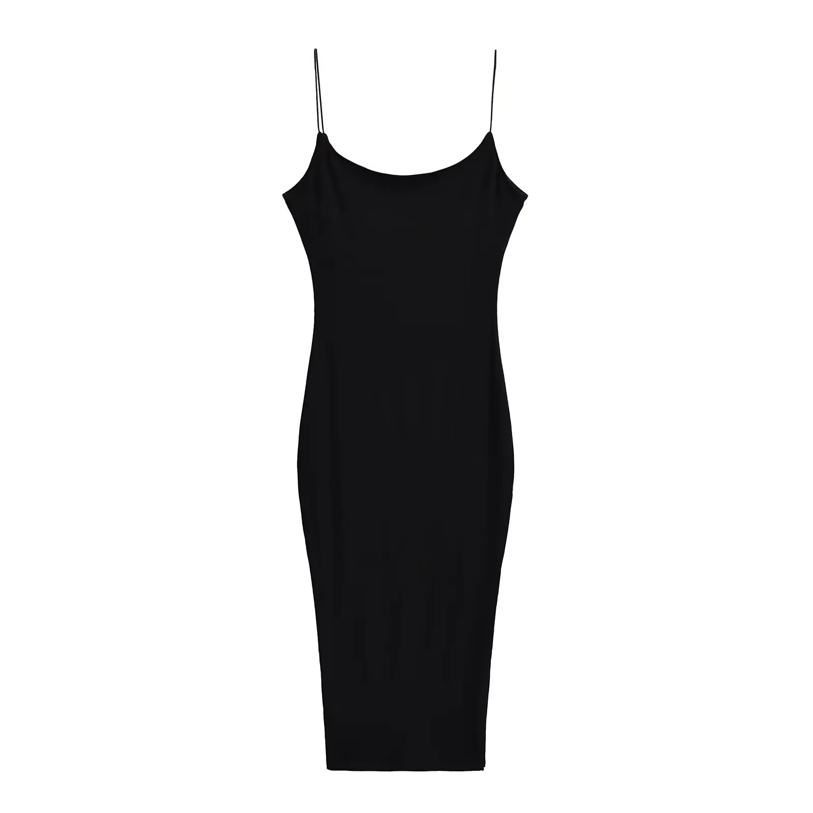 

Sexy Spicy Girl Thin Strap Baring Clavicle Dr Side Slit Elastic Wrap around Long Skirt Single Piece Summer 2025 Svel