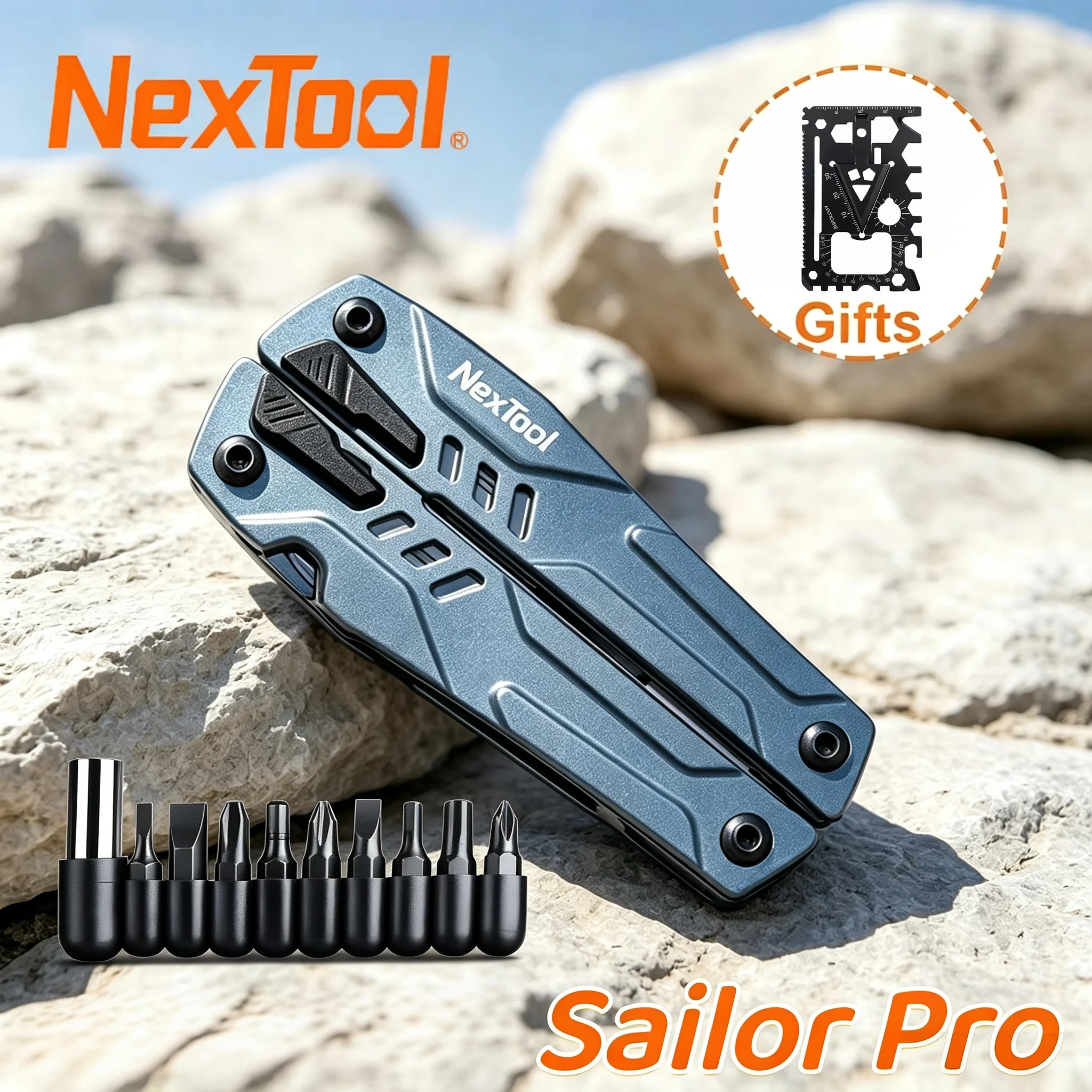 NexTool Sailor Pro Multitool Pliers 14 In 1 Portable Folding Scissors Screwdriver Outdoor Camping Survival EDC Multi Tools