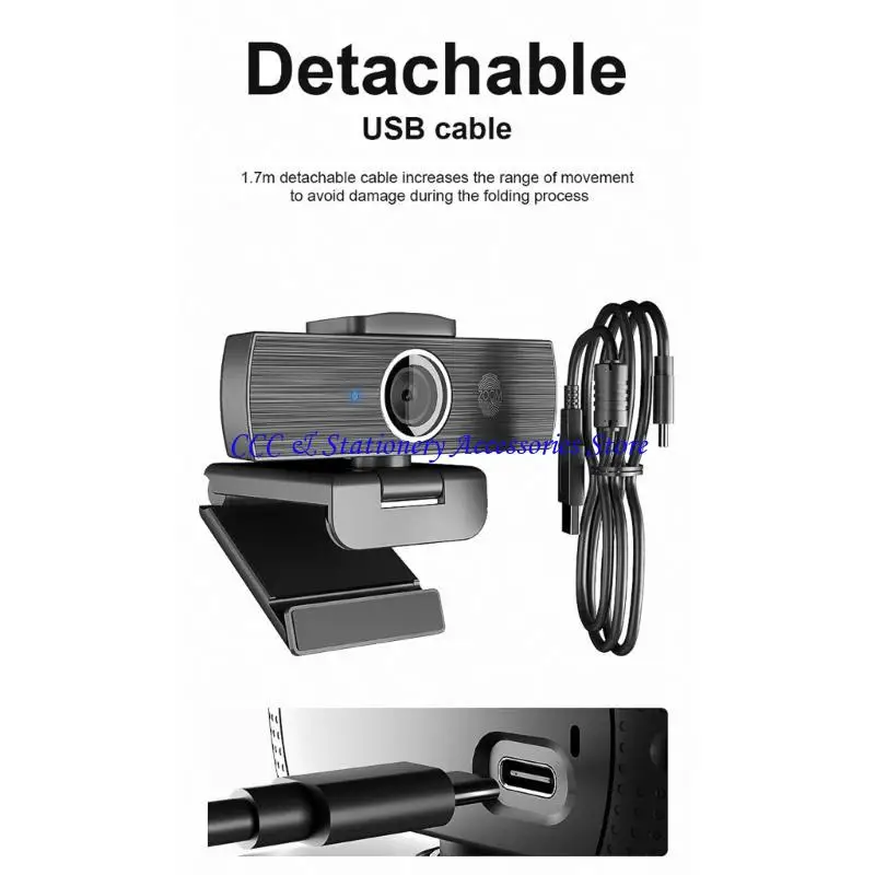 

Q1JC 4K USB Webcam USB Drive с микрофонной онлайн-конференцией ноутбука