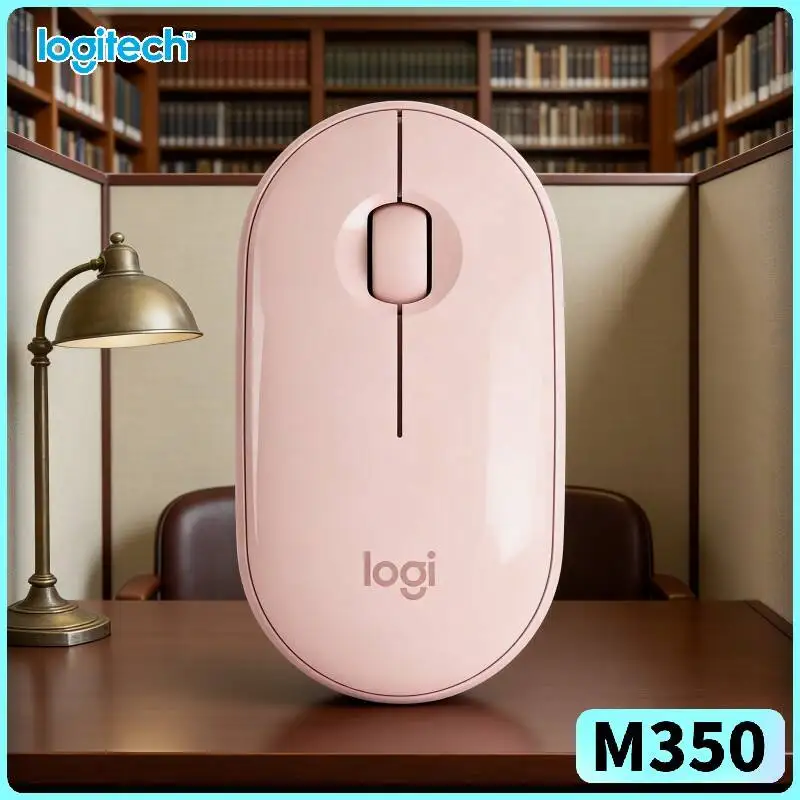 Logitech M350 Portable Optical Mouse - 77g Light, Silent Clicks, USB Receiver, 10m Range, Daily Use Task Ready