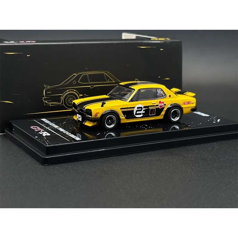 INNO-HAKOSUKA Skyline 2000 Diecast Car Model, Coleção De Brinquedos Em Miniatura, GTR KPGC10, 1:64