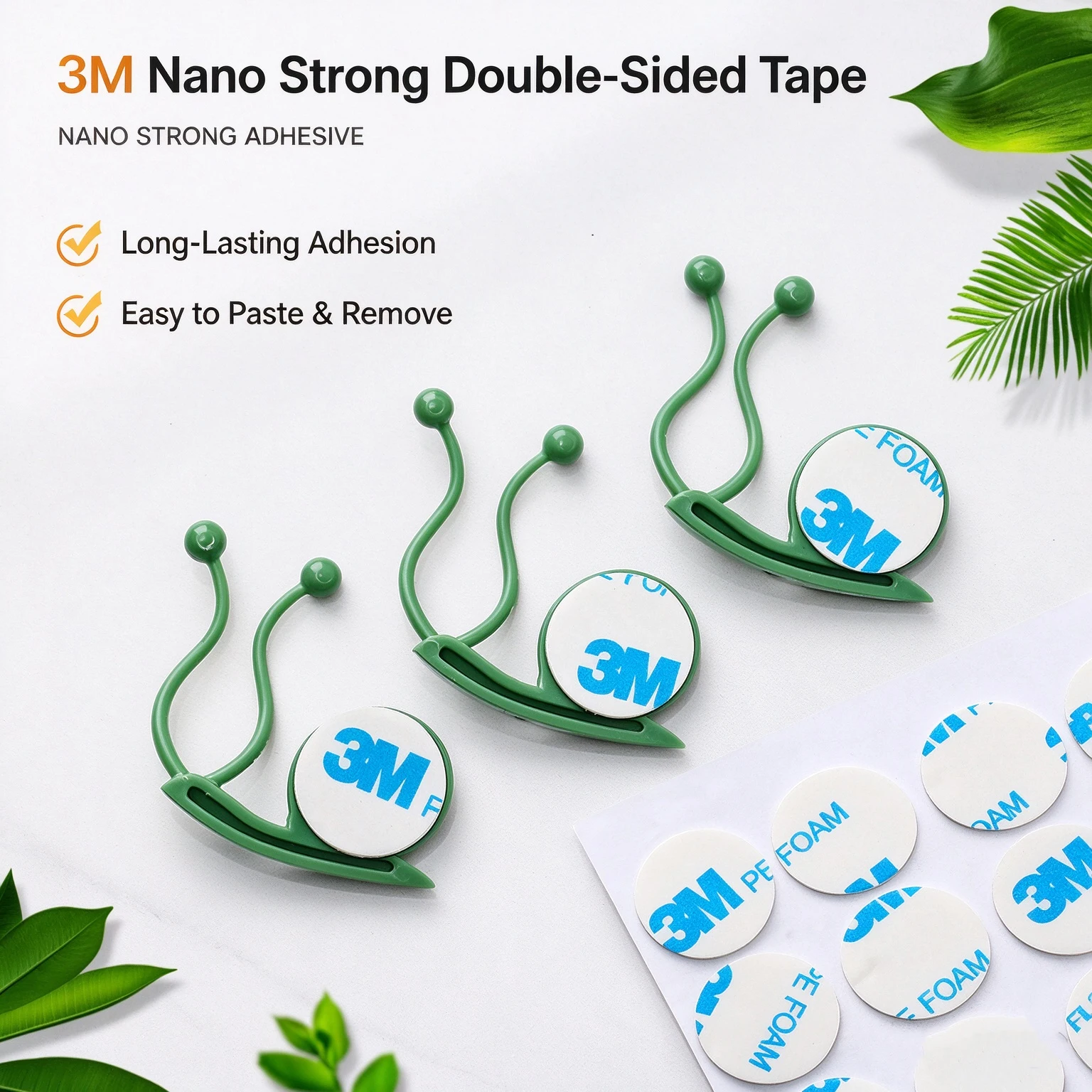 10Pcs Plant Climbing Wall Fixture Clips Snail Shape Self-Adhesive Vine Fixer Hook Invisible Rattan Binding Buckle Holder Sticky