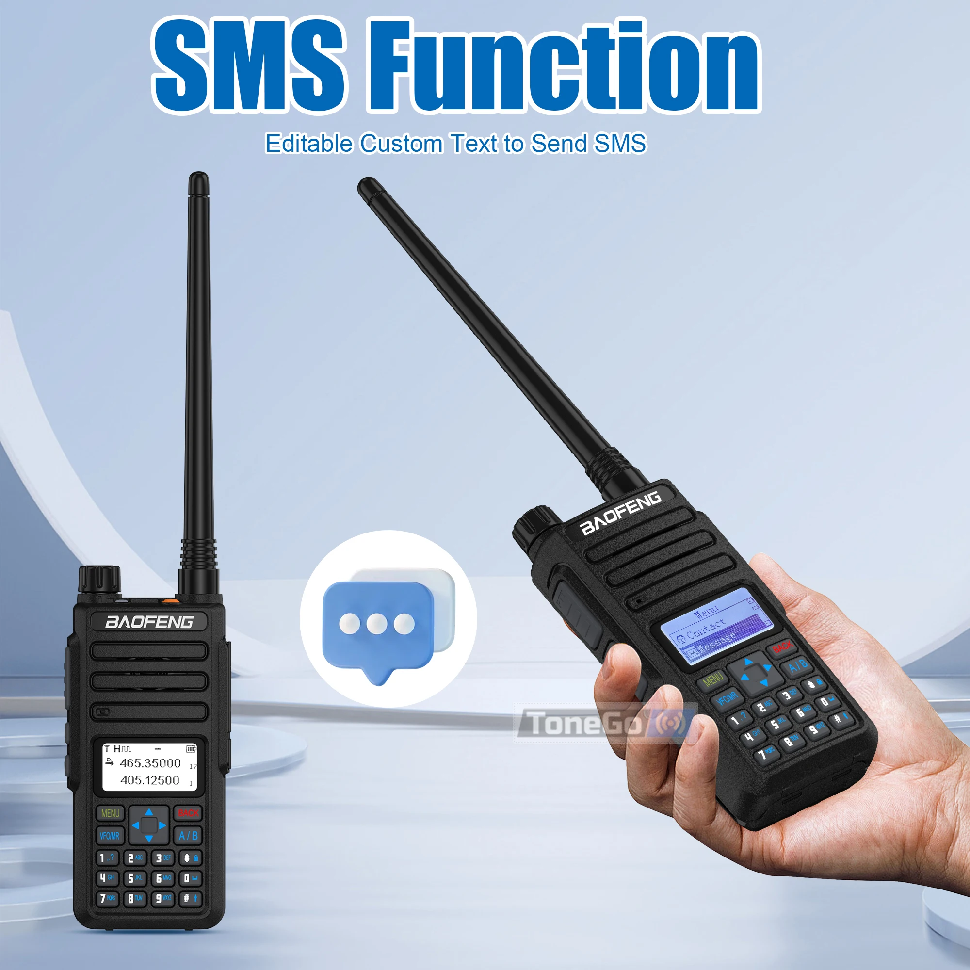 Baofeng DR-1801UV DMR جهاز اتصال لاسلكي رقمي AES256 مشفر SMS DR-1801 الطبقة الأولى الطبقة الثانية فتحة زمنية مزدوجة 1024 قنوات راديو لحم الخنزير
