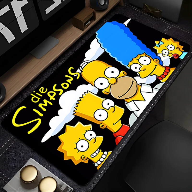 

Коврик для мыши в стиле аниме, геймерский коврик для клавиатуры, настольный коврик для мыши, коврик для мыши Disney Movies S-simpson, резиновый коврик Tapis Souris для игрового ноутбука, ПК, коврик для мыши
