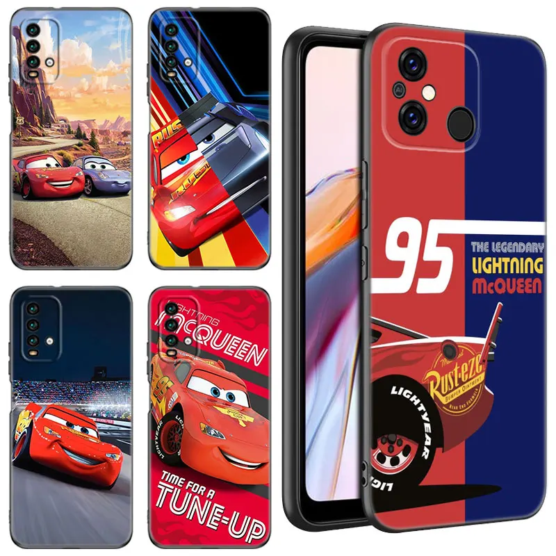 Cars Lightning M-McQueen 95 Phone Case For Redmi 11 Prime 11A 12C 13C A1 A2 Plus A3 12 4G 10 13R 5G 9A 10A 9C 10C 9i 12R Note 9T