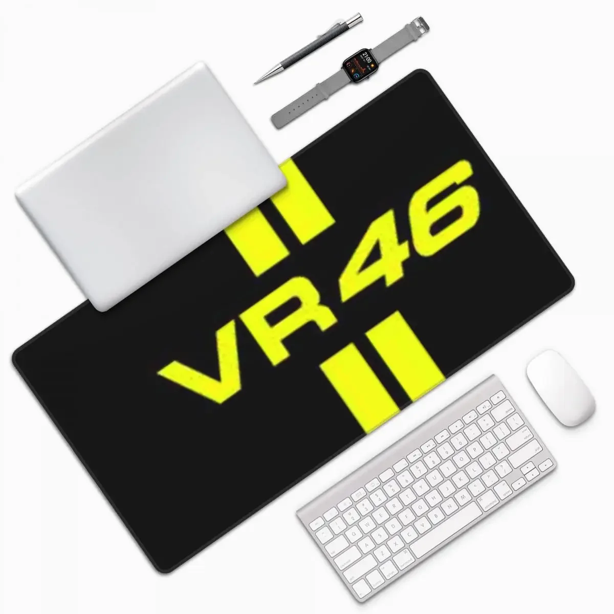 Moto-Gp Rossi-Race Motorcycle Motocross Vr 46 Large Mouse Pad Computer Keyboard Mouse Mat Gamer PC Laptop Desk Mat