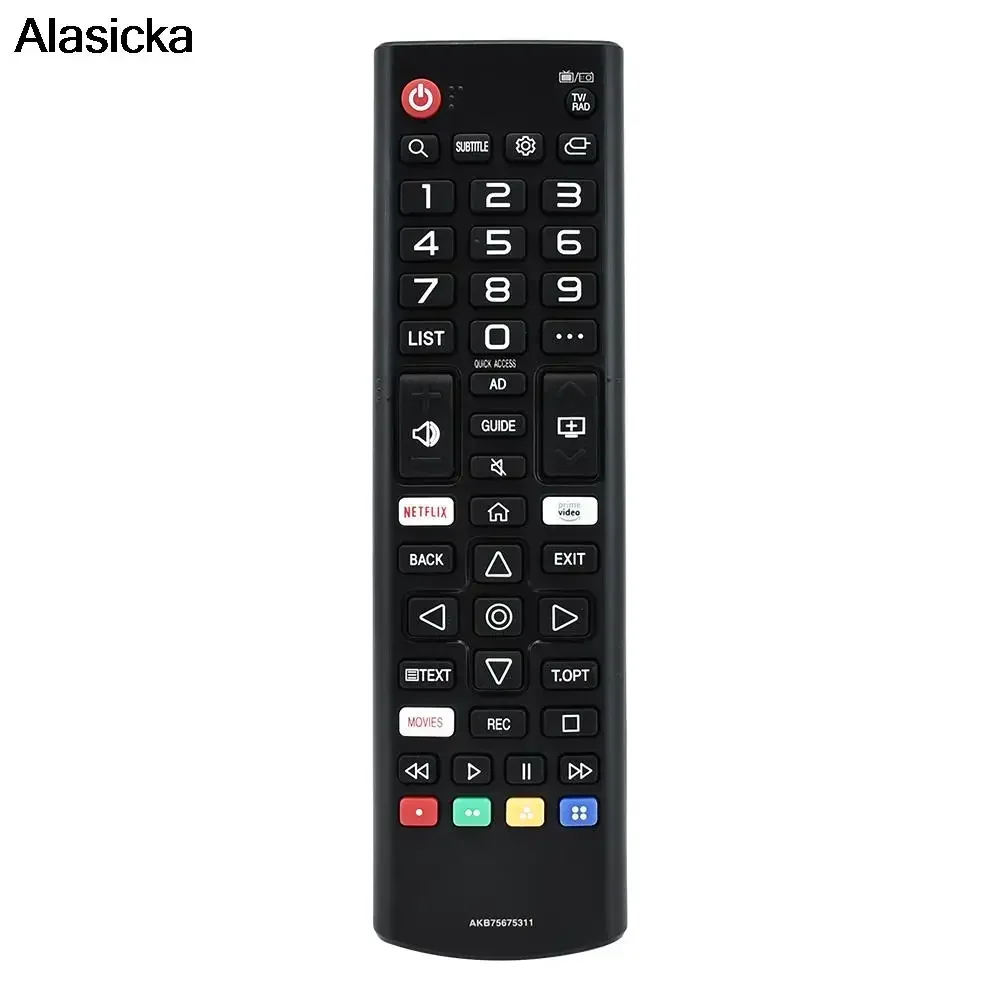 

AKB75675311 Remote Control with NETFLIX Prime Video Apps for 2019 2020 Smart TV UM LM LK MT UK UJ SM SERIES Fernbedienung