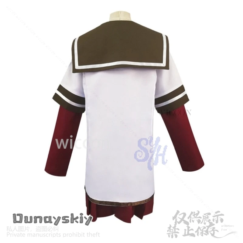 Toshino Kyoko Cosplay Anime YuruYuri: Happy Go Lily Nanamori Middle School Costume JK Uniform Dress Kawaii Lolita Halloween Cos