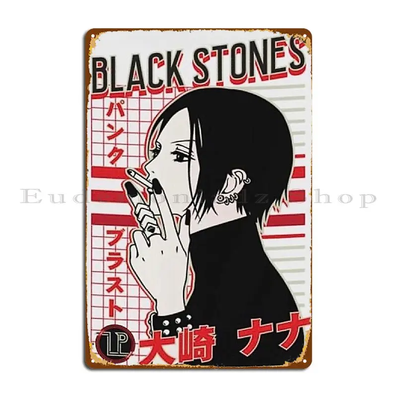 Nana Anime Inspired Anime Masterpiece Metal Plaque Rusty Club Cave Cinema Print Tin Sign Poster