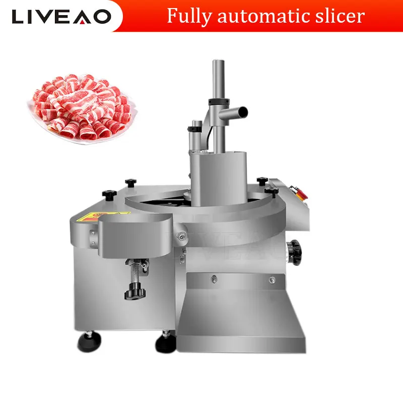 Commercial Automatic Fresh Meat Potato Carrot Slicer Machine Multifunctional Electric Meat Slicer For Kitchen