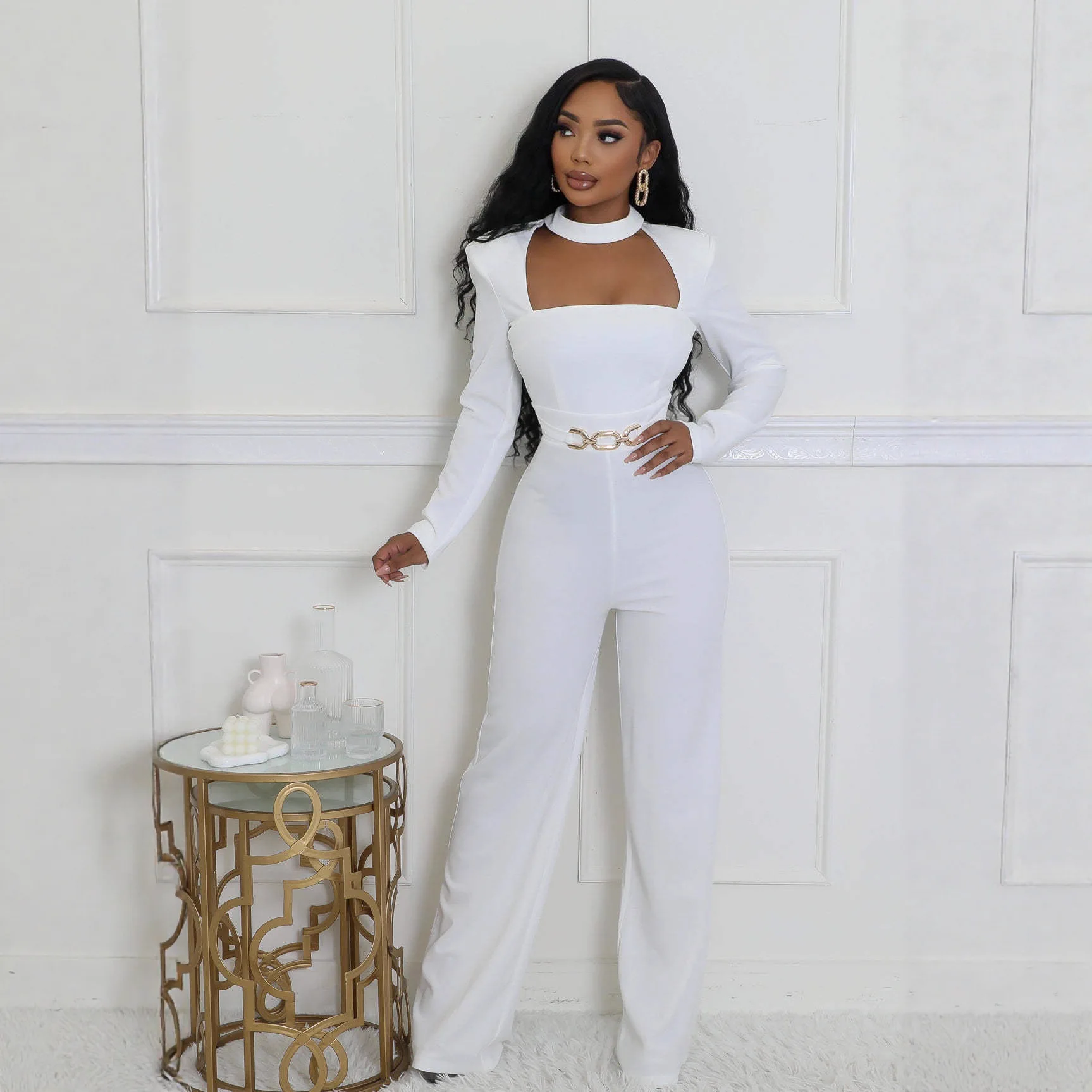 

Vintage Elegant Jumpsuits for Women Birthday Celebrity Club Party Square Collar Short Sleeve High Waist Wide Leg Rompers