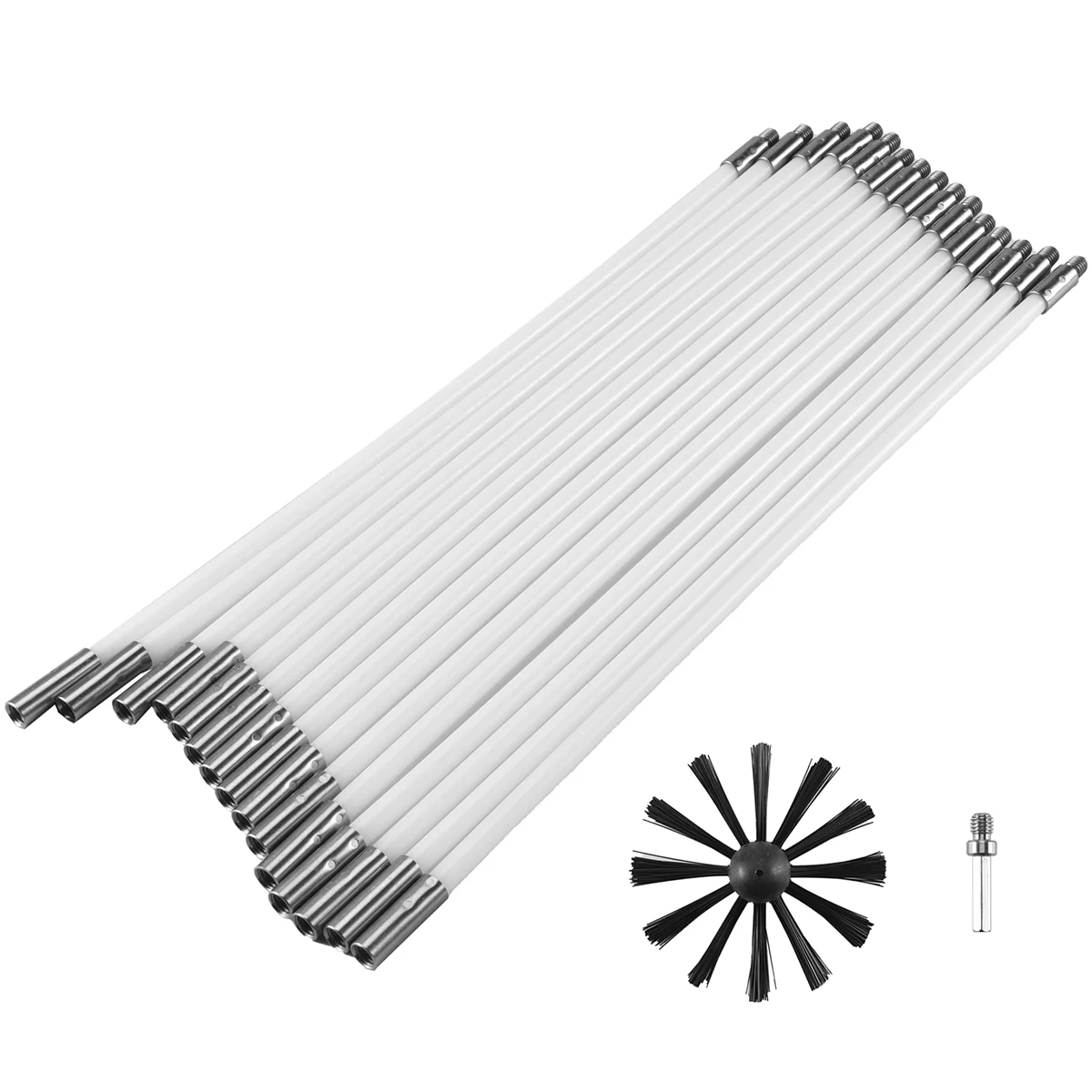 家庭用工業用チニーブラシセット,17個,チニーボイラーブラシ,クリーニングツール,暖炉クリーニングキット