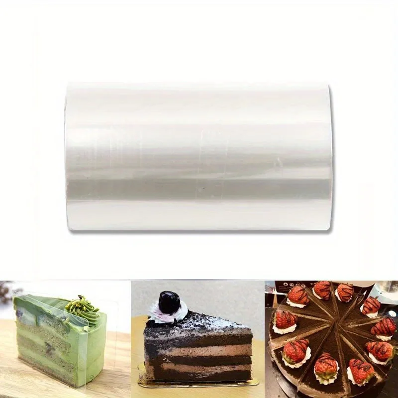 Practical Mousse Cake Edge Wrap Dessert Surrounding Hard Bound Cake Edges PET Band Cake Dessert Collar DIY Cake Decorating Tools