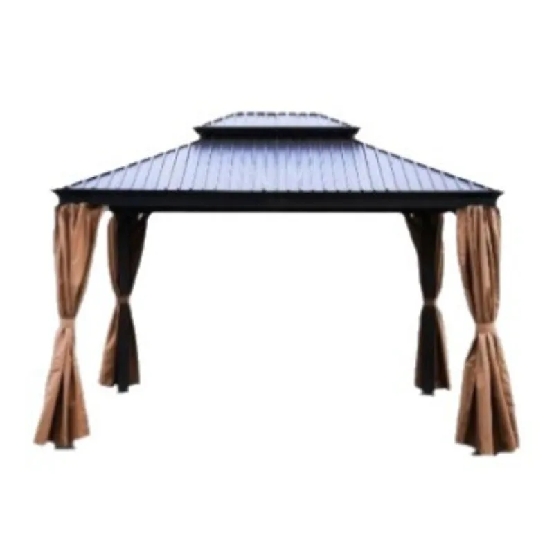 Gazebo Courtyard Garden Villa Pavilion Aluminum Awning Outdoor Four Corner Tent Customizable
